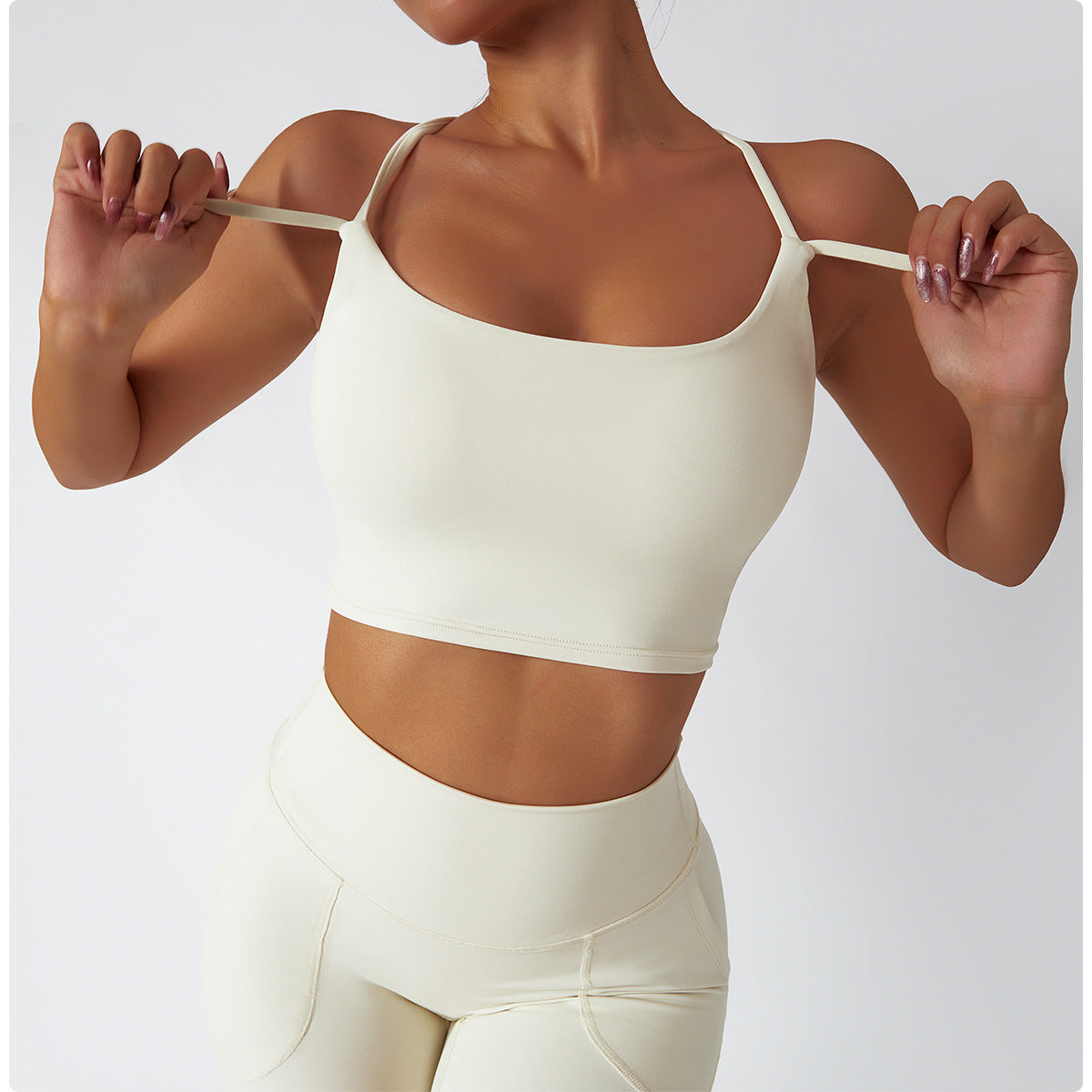 ESSENTIALS THIN STRAP TOP