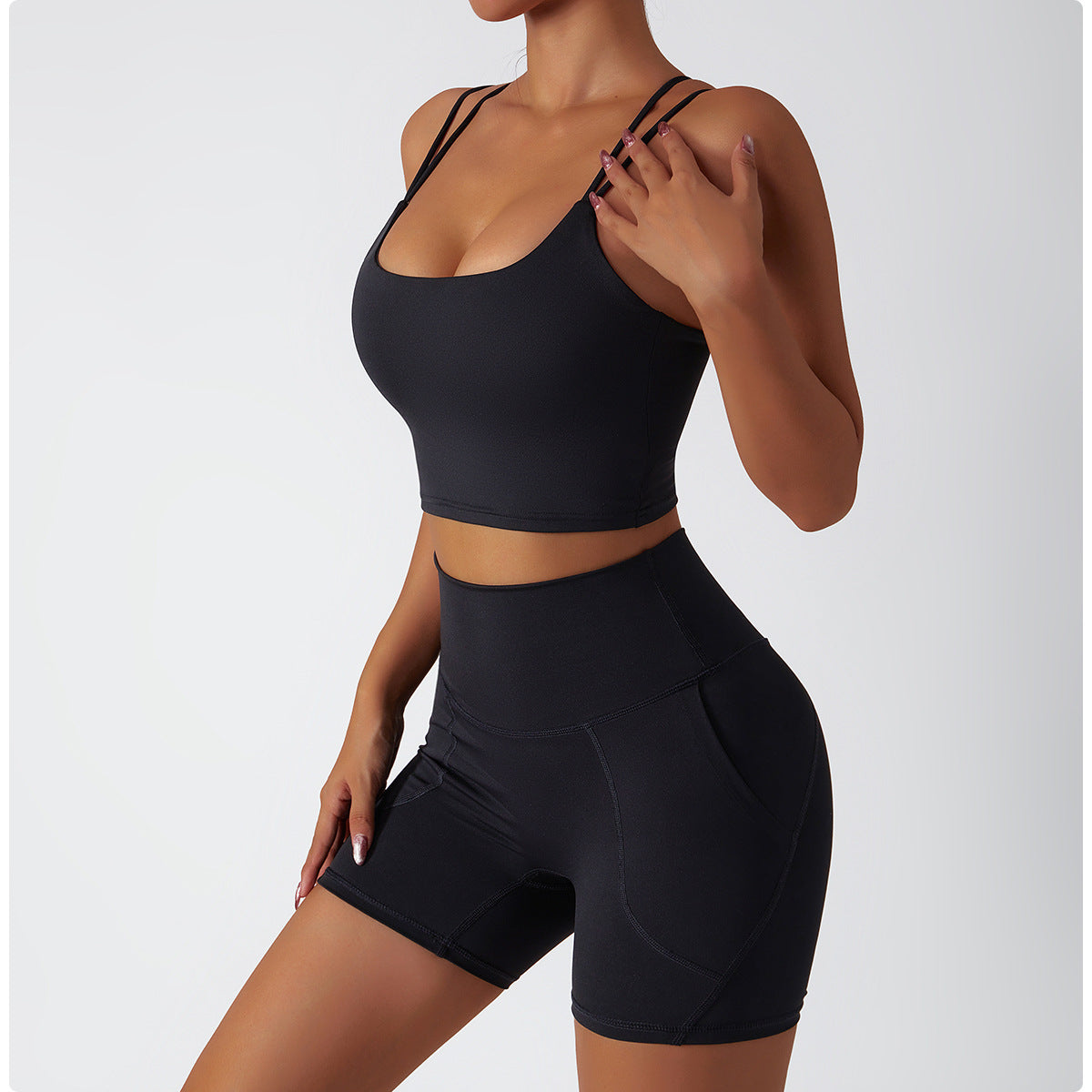 ESSENTIALS THIN STRAP TOP