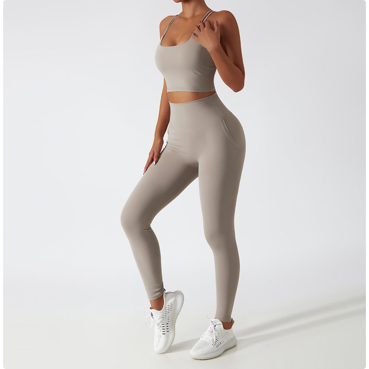 ESSENTIALS THIN STRAP TOP