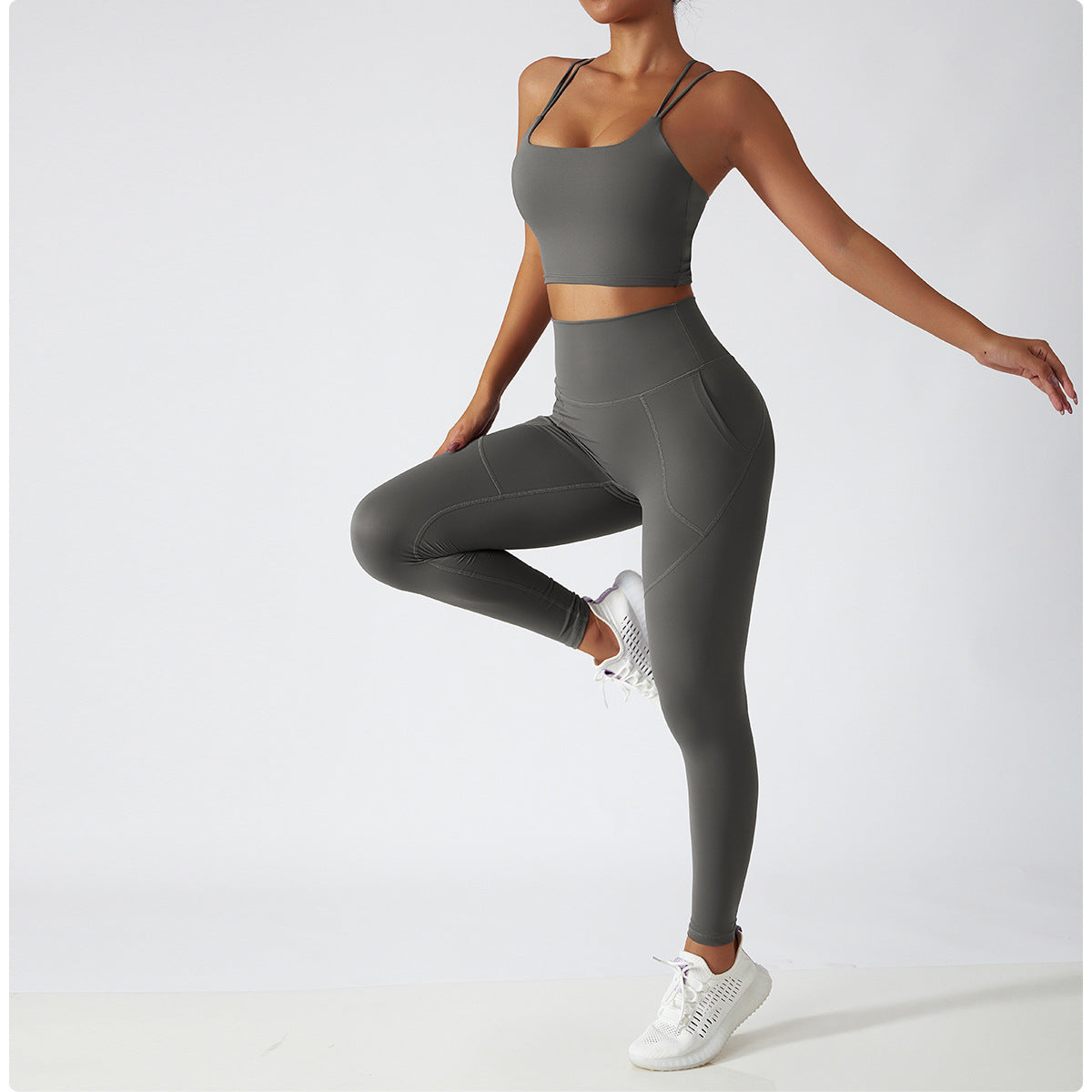 ESSENTIALS THIN STRAP TOP