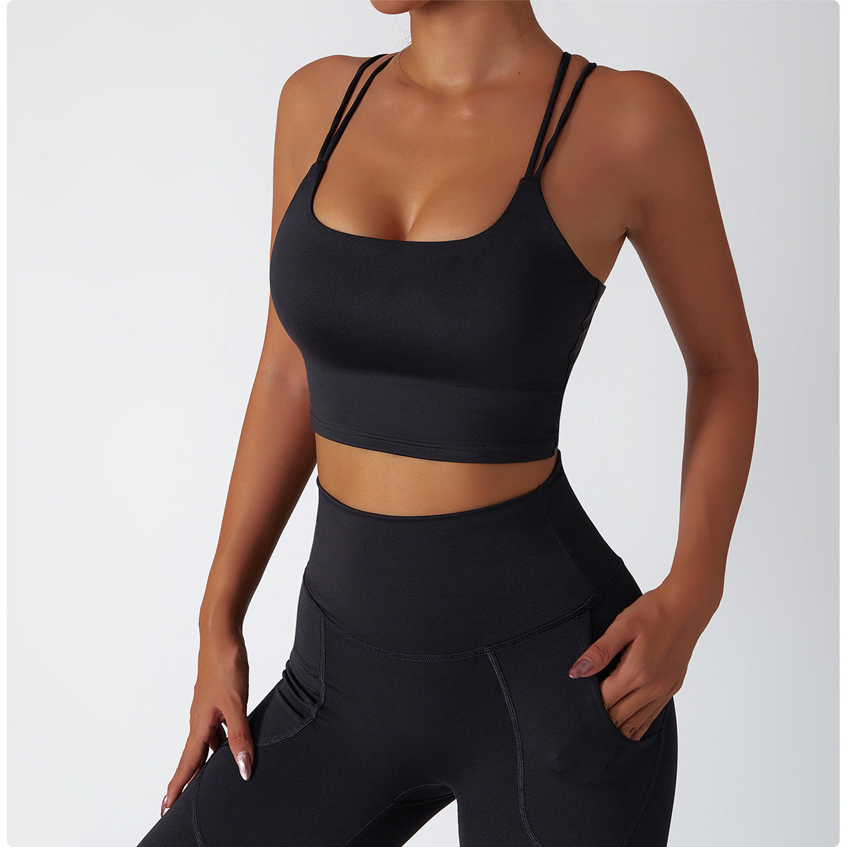 ESSENTIALS THIN STRAP TOP