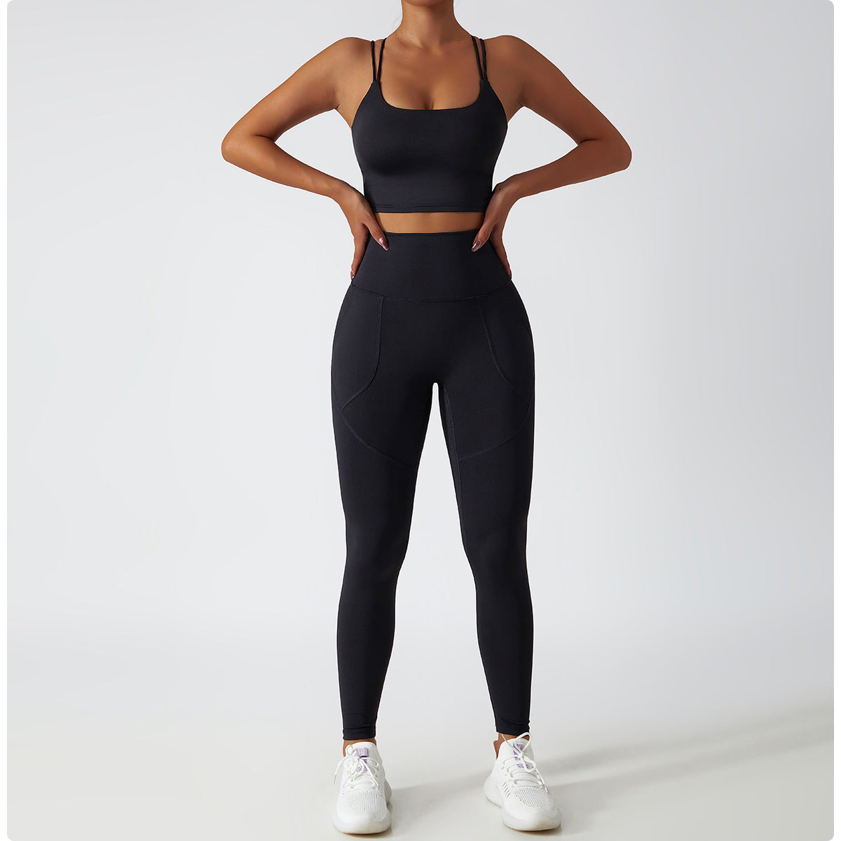 ESSENTIALS THIN STRAP TOP