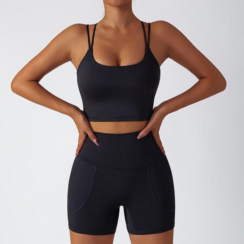 ESSENTIALS THIN STRAP TOP