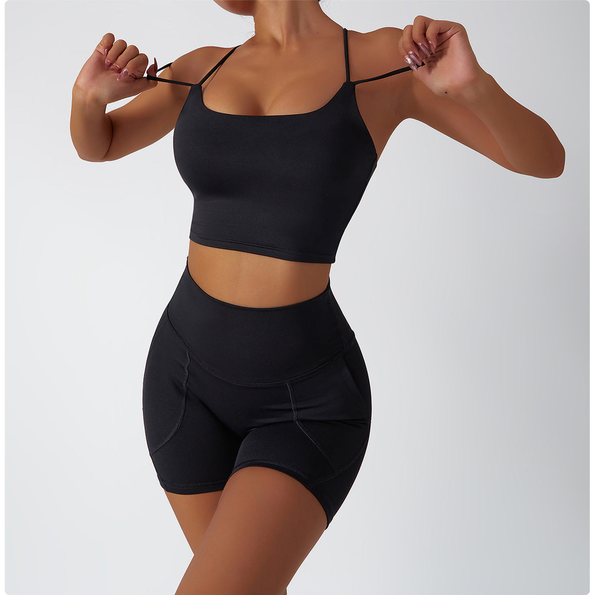 ESSENTIALS THIN STRAP TOP