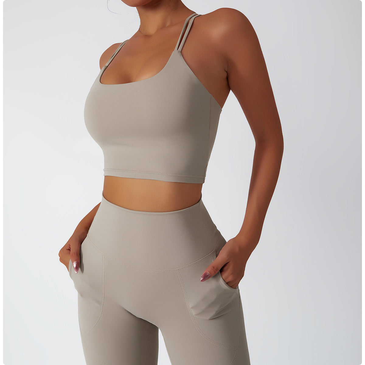 ESSENTIALS THIN STRAP TOP